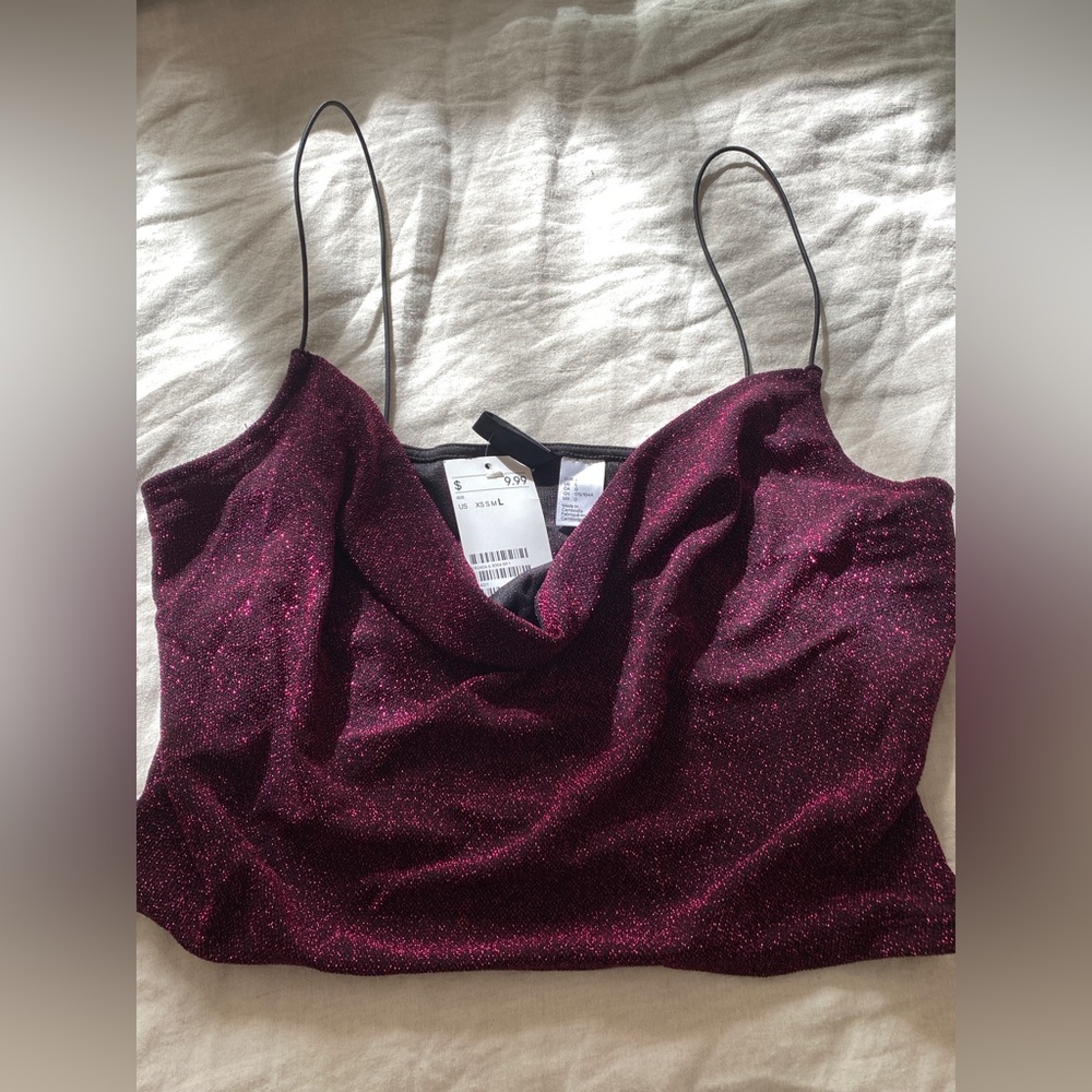 Sparkly crop top